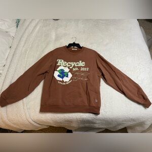 MADHAPPY EARTH DAY ORGANIC FLEECE CREWNECK